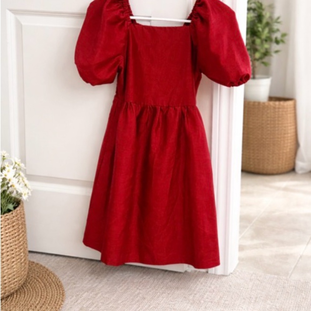 Copper Key Elegant Red Dress